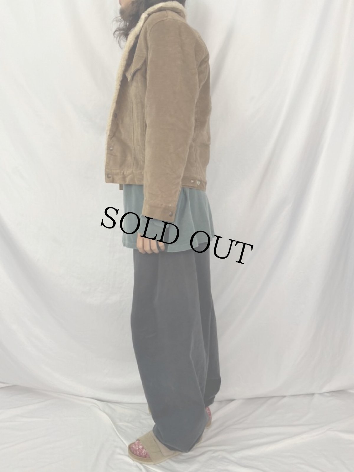 画像3: 70's Levi's 70608 USA製 ベロアボアジャケット 36 (3)