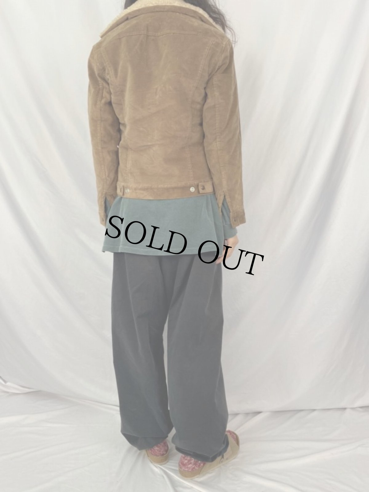 画像4: 70's Levi's 70608 USA製 ベロアボアジャケット 36 (4)