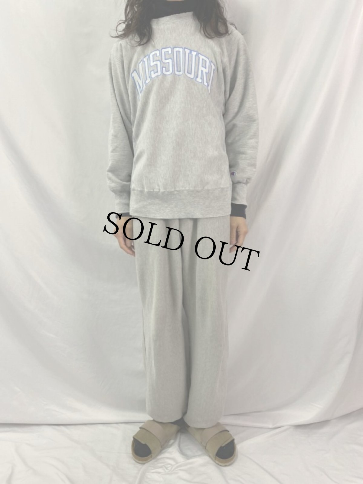 画像2: 80's Champion REVERSE WEAVE USA製 トリコタグ "MISSOURI" L (2)