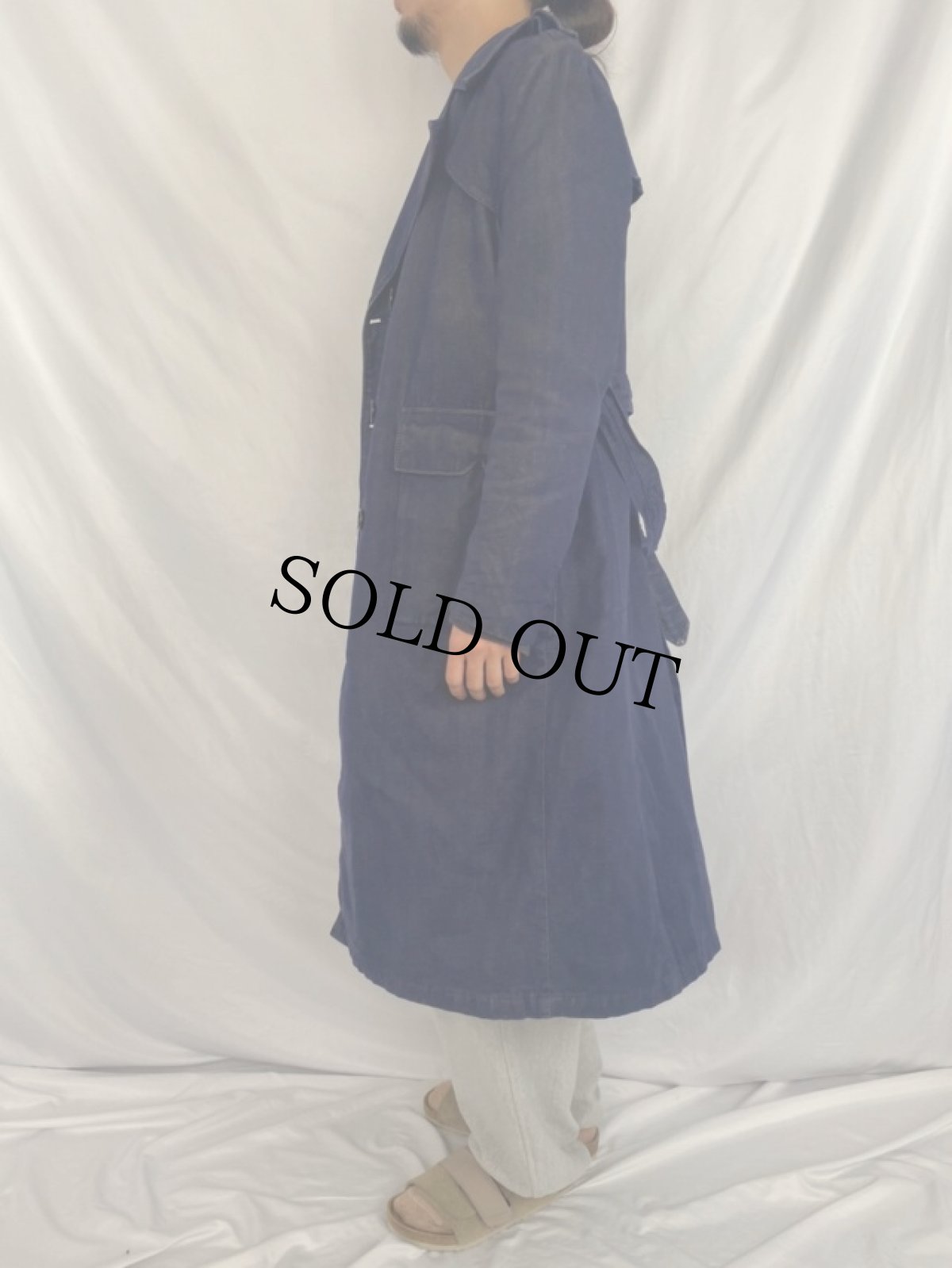 画像4: EURO デニムトレンチコート (4)