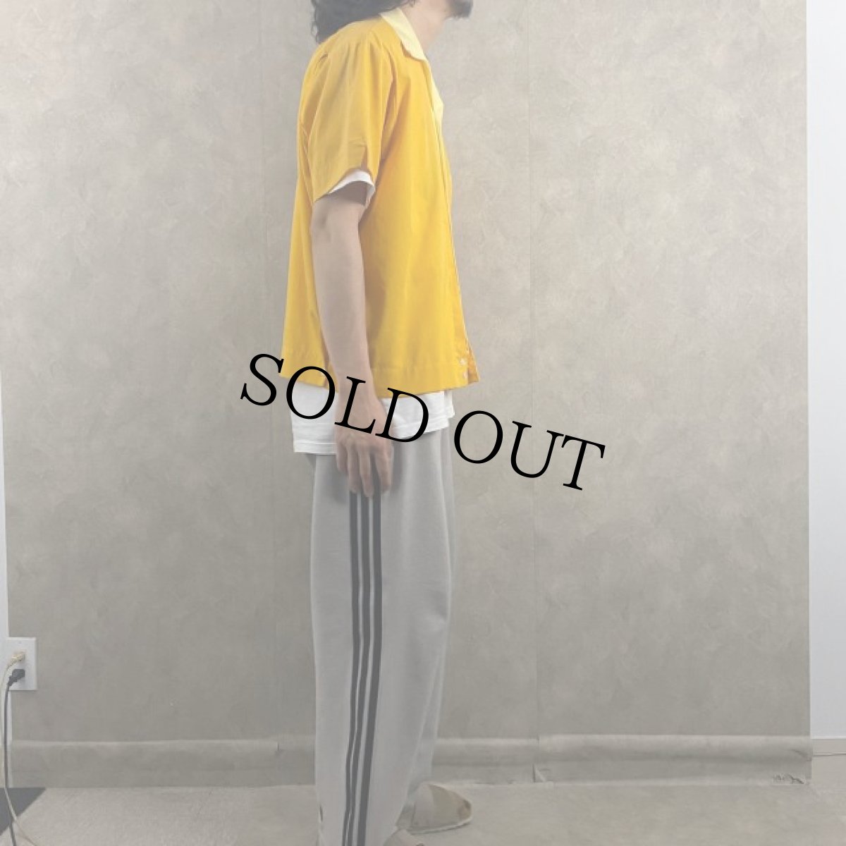 画像4: 60's Dunbrooke チェーン刺繍 ボーリングシャツ L (4)