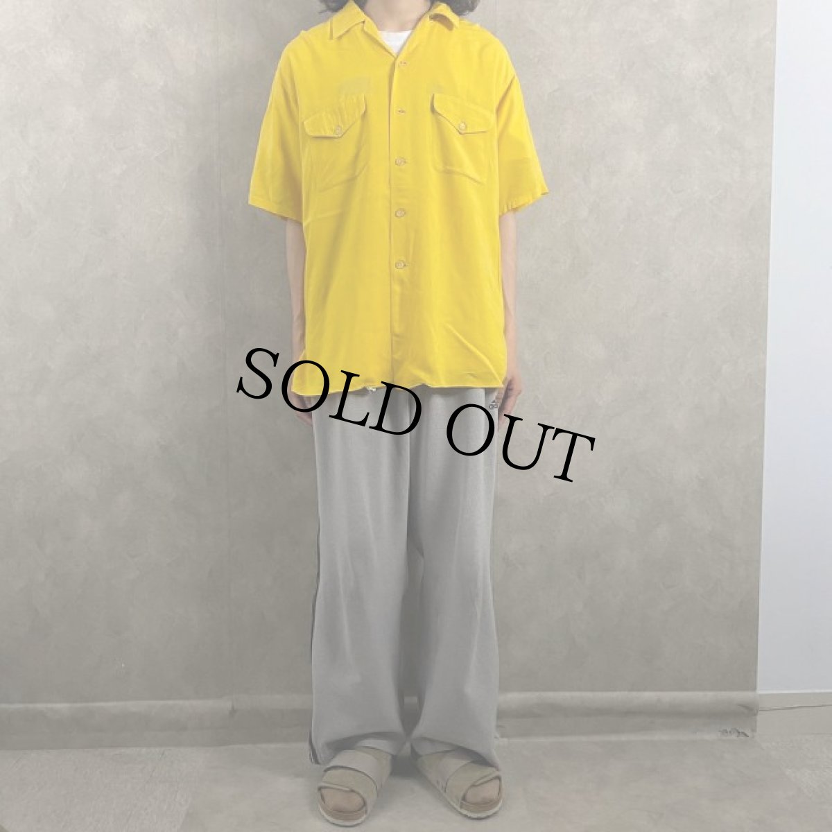 画像3: 60's SERVICE BOWLING SHIRT チェーン刺? ボーリングシャツ (3)