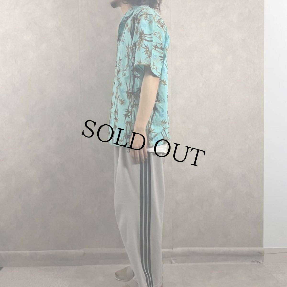 画像3: 50〜60's TIKI-HUT バンブー柄 オリエンタルパターン アロハシャツ (3)