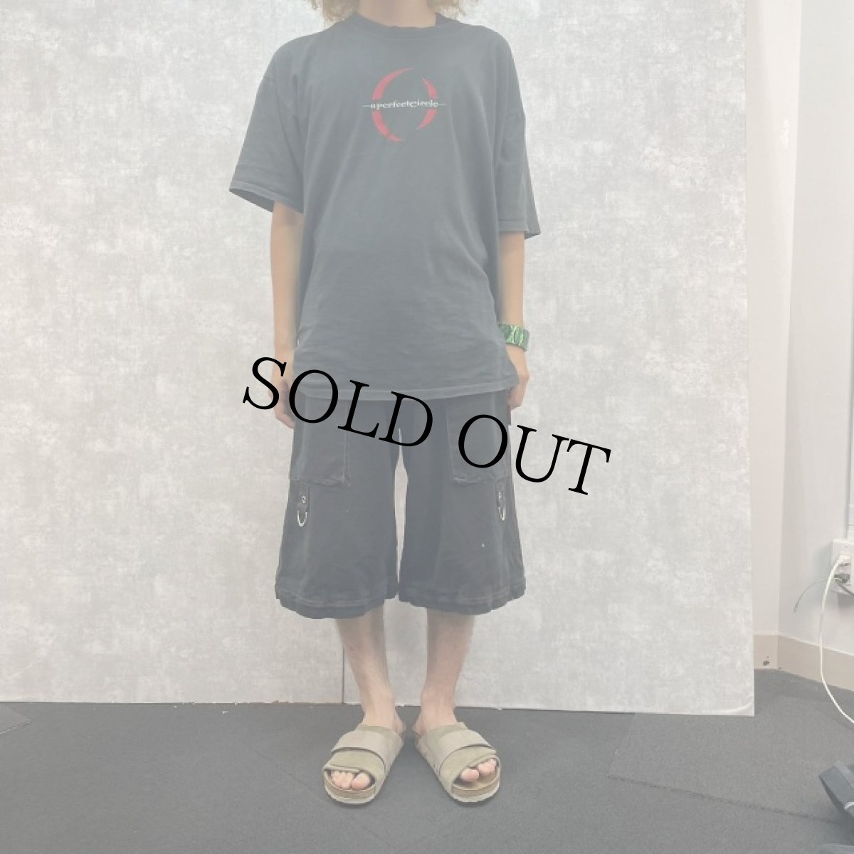 画像3: TRIPP NYC スカルプリント ボンテージハーフパンツ W30-35 (3)