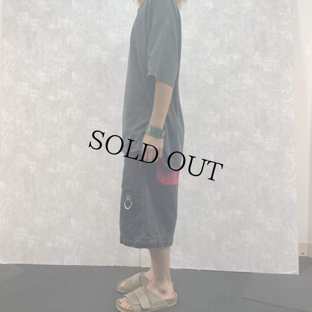 画像4: TRIPP NYC スカルプリント ボンテージハーフパンツ W30-35 (4)