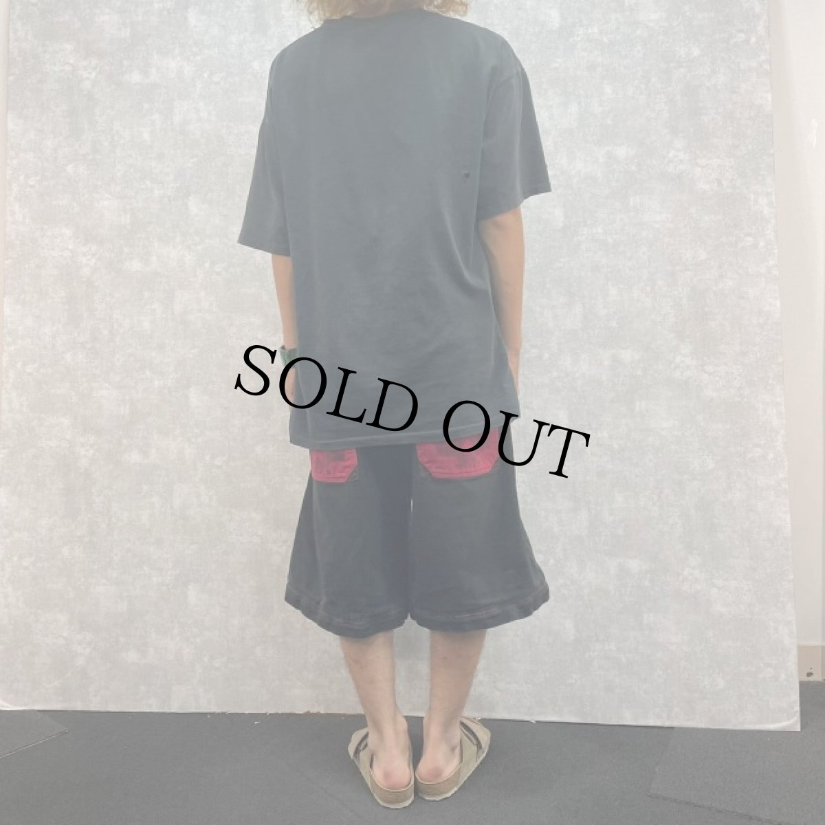 画像5: TRIPP NYC スカルプリント ボンテージハーフパンツ W30-35 (5)