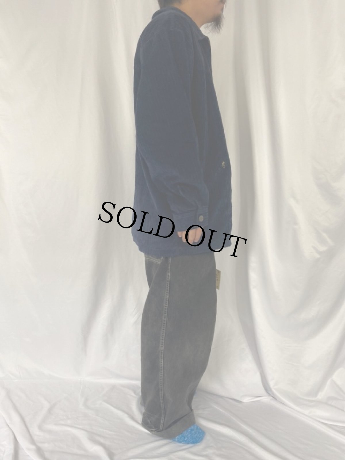 画像3: Levi's 太畝 コーデュロイジャケット ネイビー タグ付き未使用 M (3)