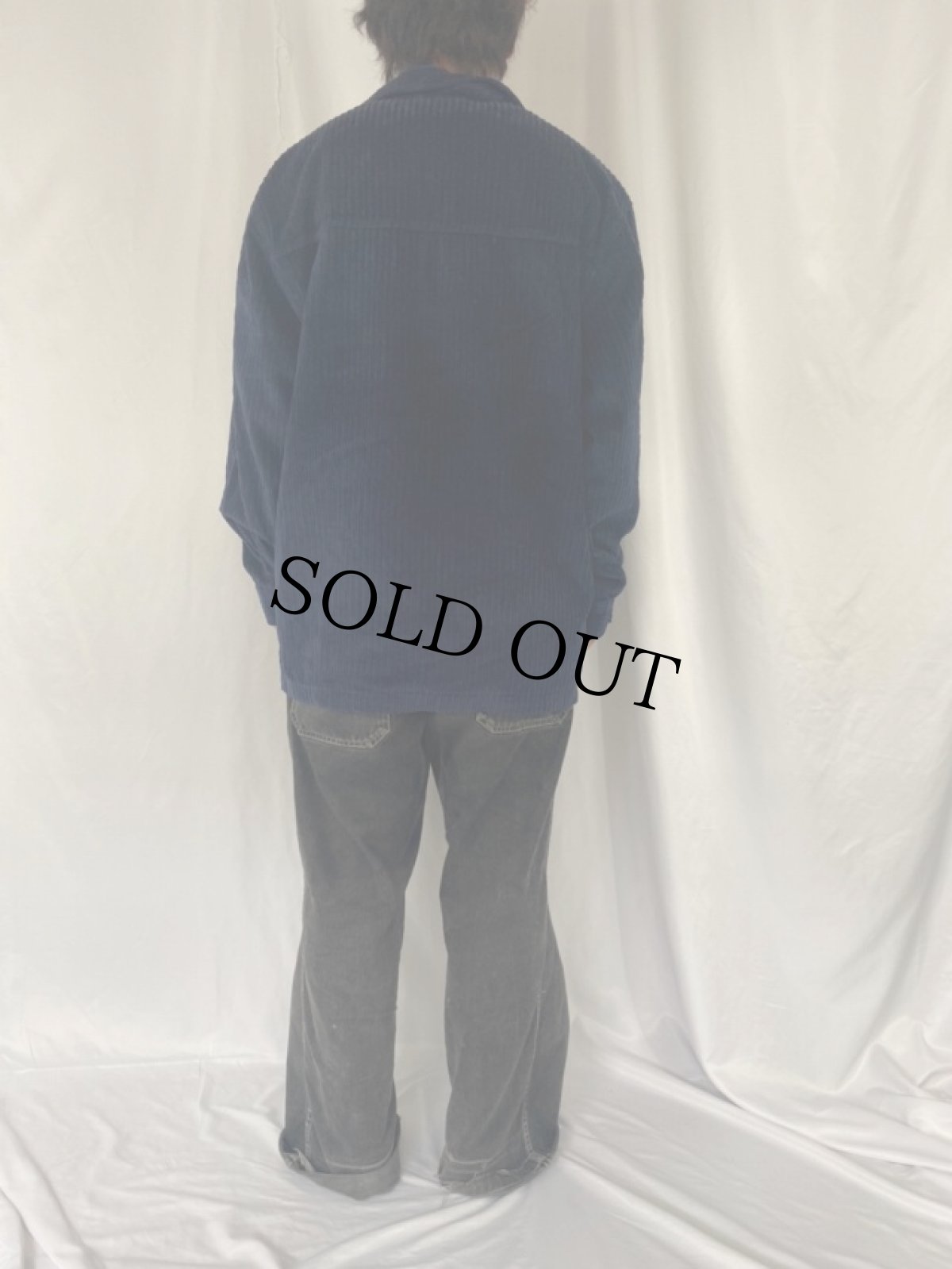 画像4: Levi's 太畝 コーデュロイジャケット ネイビー タグ付き未使用 M (4)