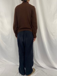 画像4: 70's NAVARRO ITALY製 デザインニットセーター M (4)