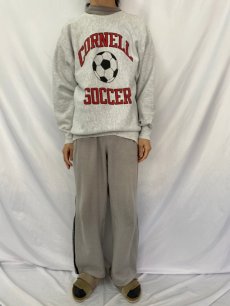 画像3: 90's Champion REVERSE WEAVE USA製 "CORNELL SOCCER" プリントスウェット XXL (3)