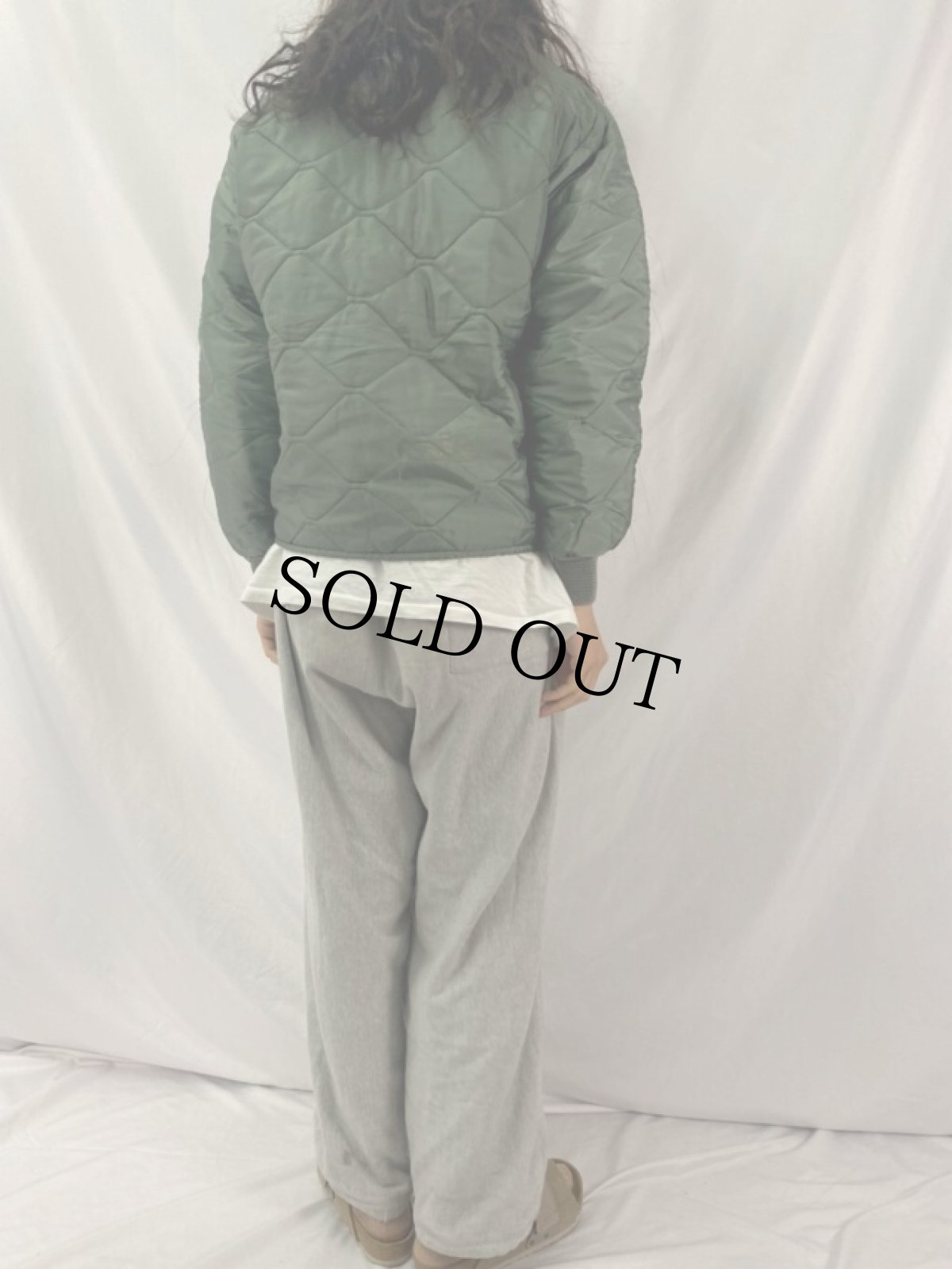 画像4: 60's U.S.AF CWU-9/P 前期Type キルティングナイロンジャケット MEDIUM (4)