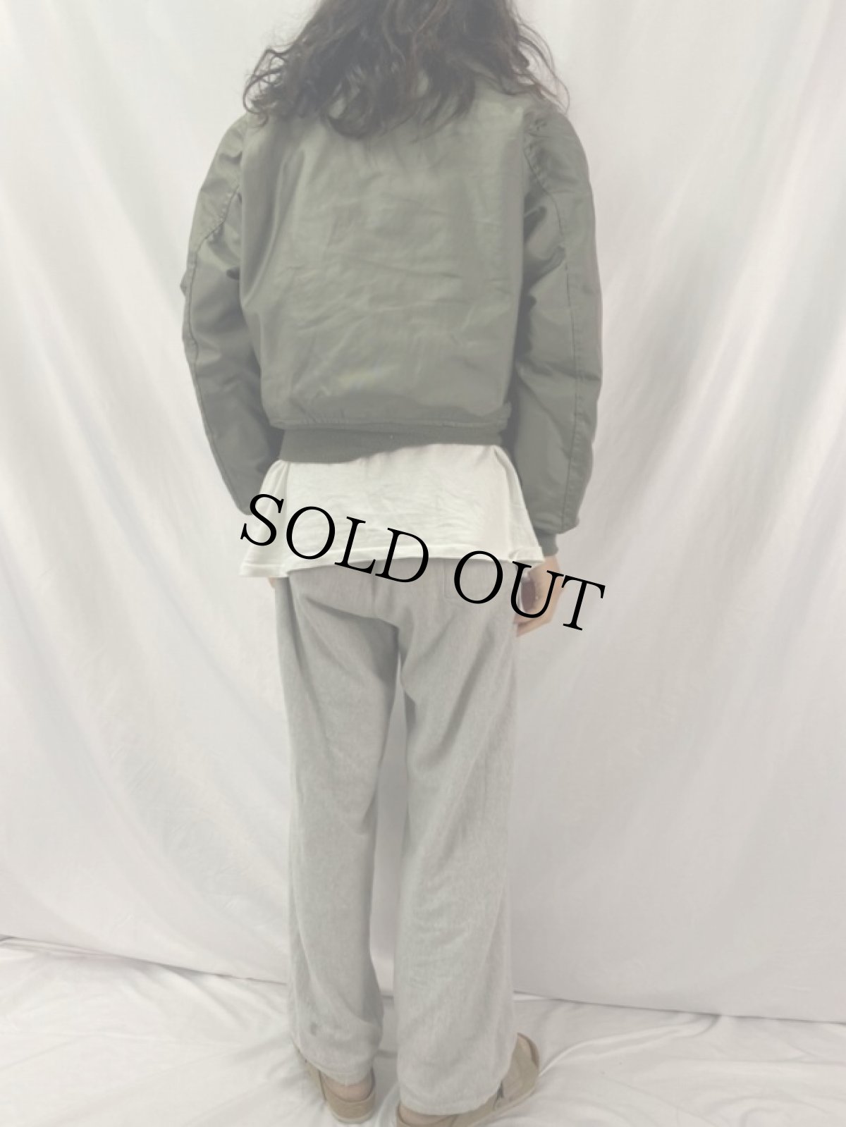 画像4: 90's  U.S.AIR FORCE CWU-36/P フライトジャケット M (4)