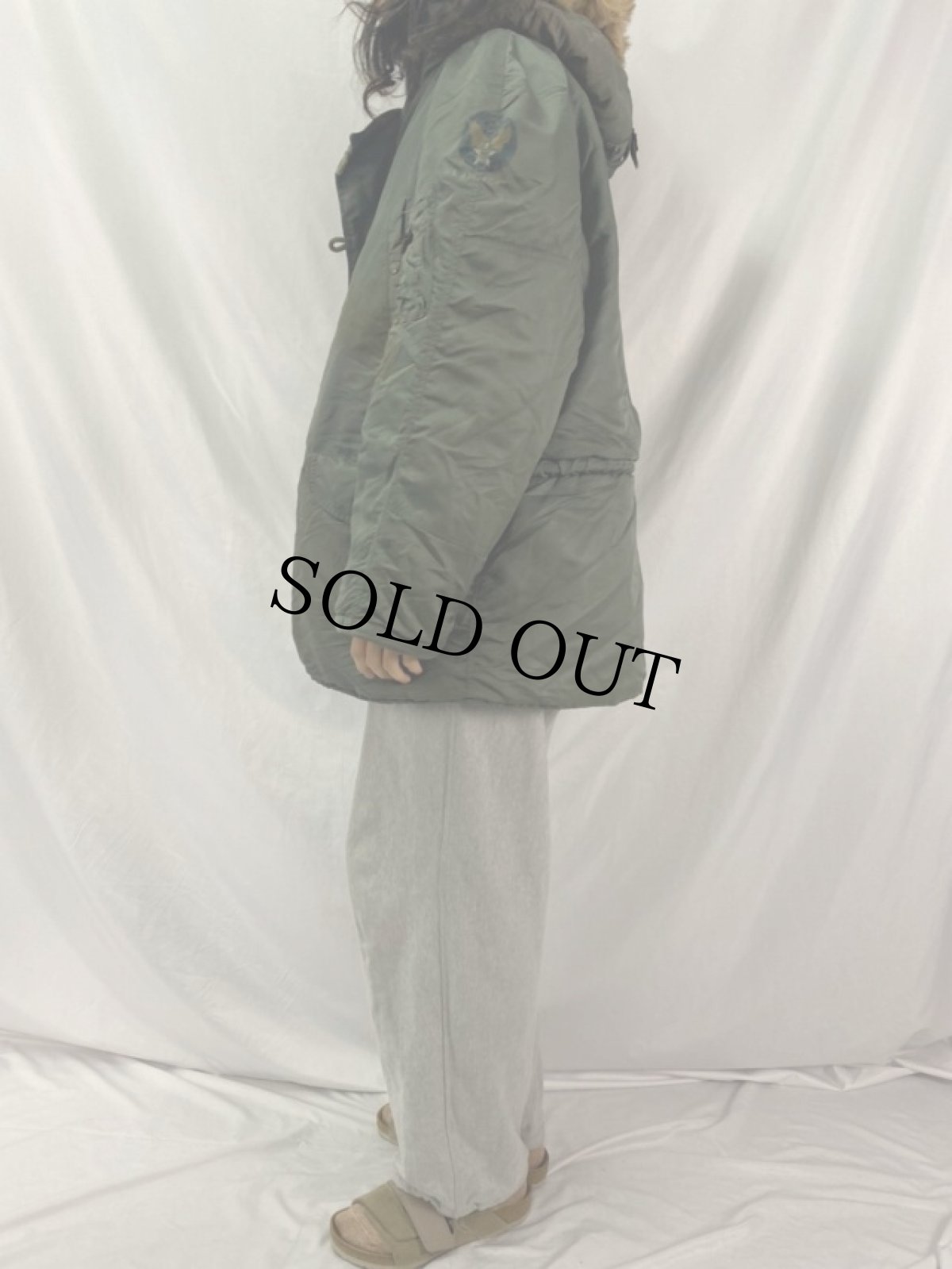 画像3: 50's U.S.AIR FORCE N-3B フライトジャケット MEDIUM (3)