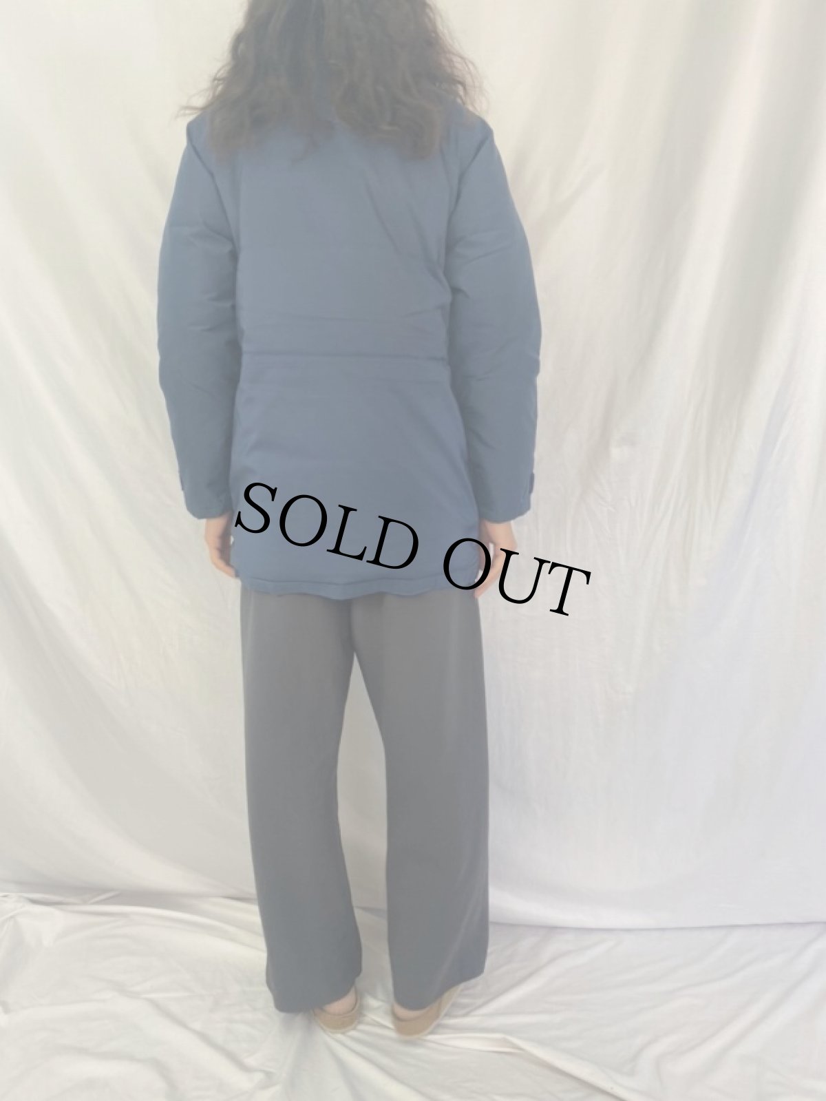 画像4: 70's THE NORTH FACE 茶タグ コットンナイロン ダウンジャケット M (4)