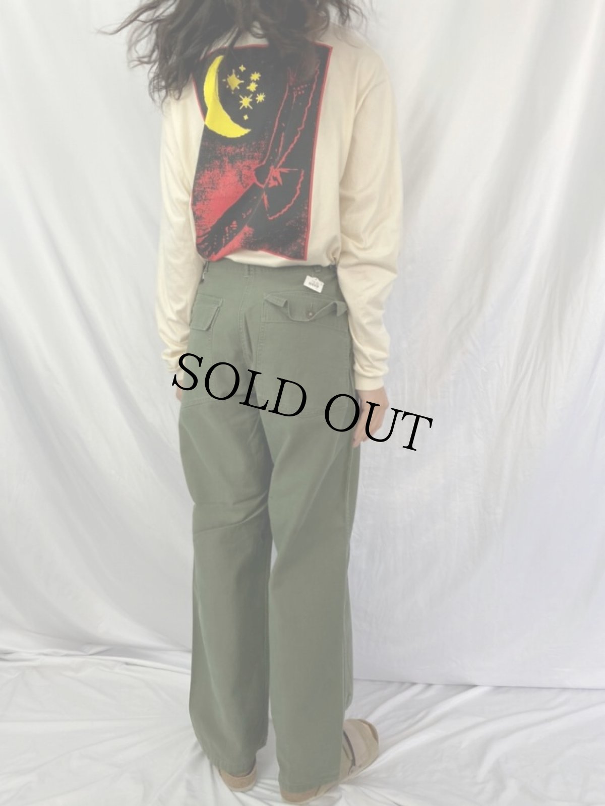 画像4: 50's U.S.ARMY ベイカーパンツ W32 (4)