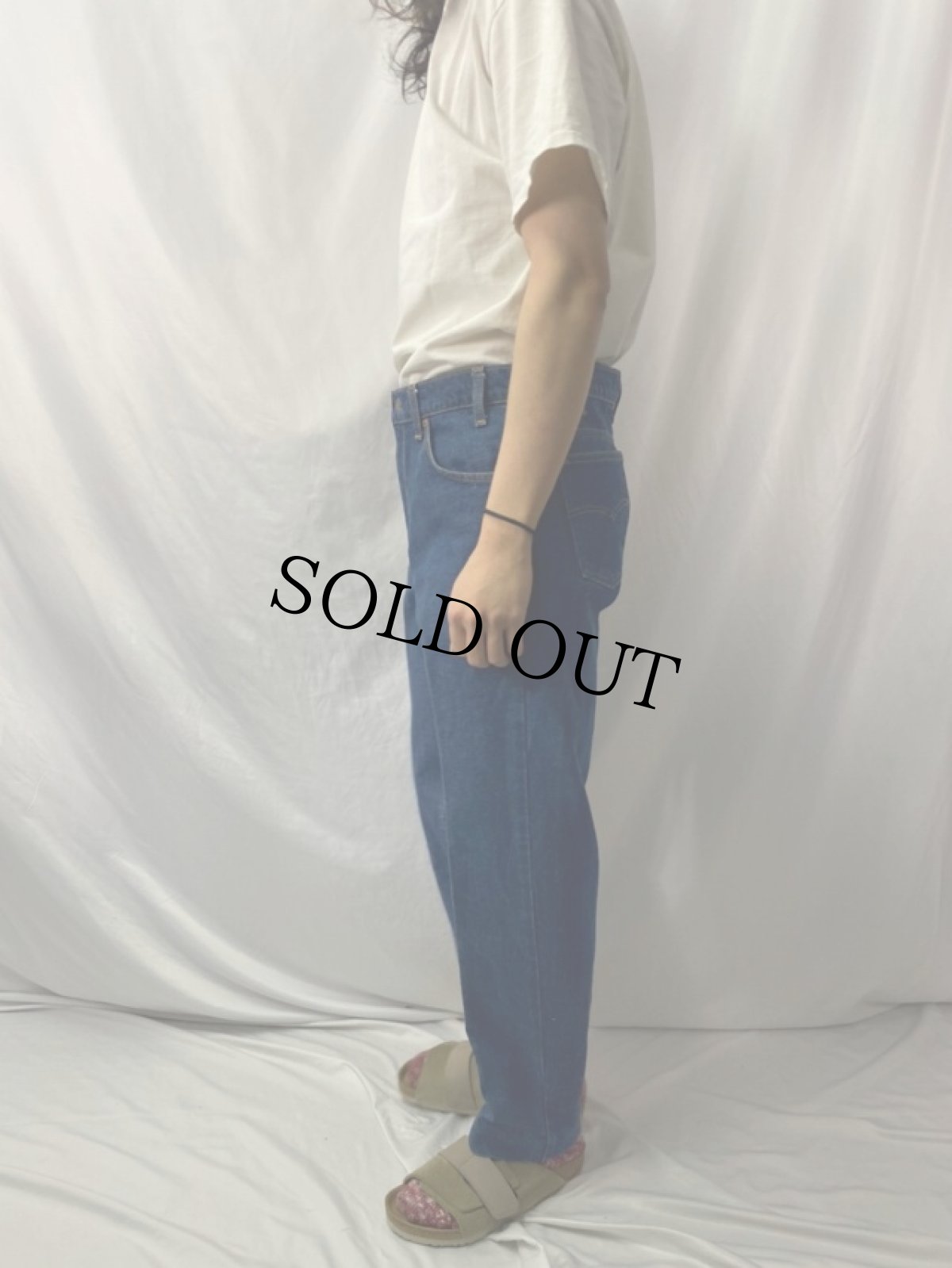 画像3: 90's Levi's 505 "REGULAR FIT STRAIGHT LEG" USA製 オレンジタブ  デニムパンツ W35 (3)