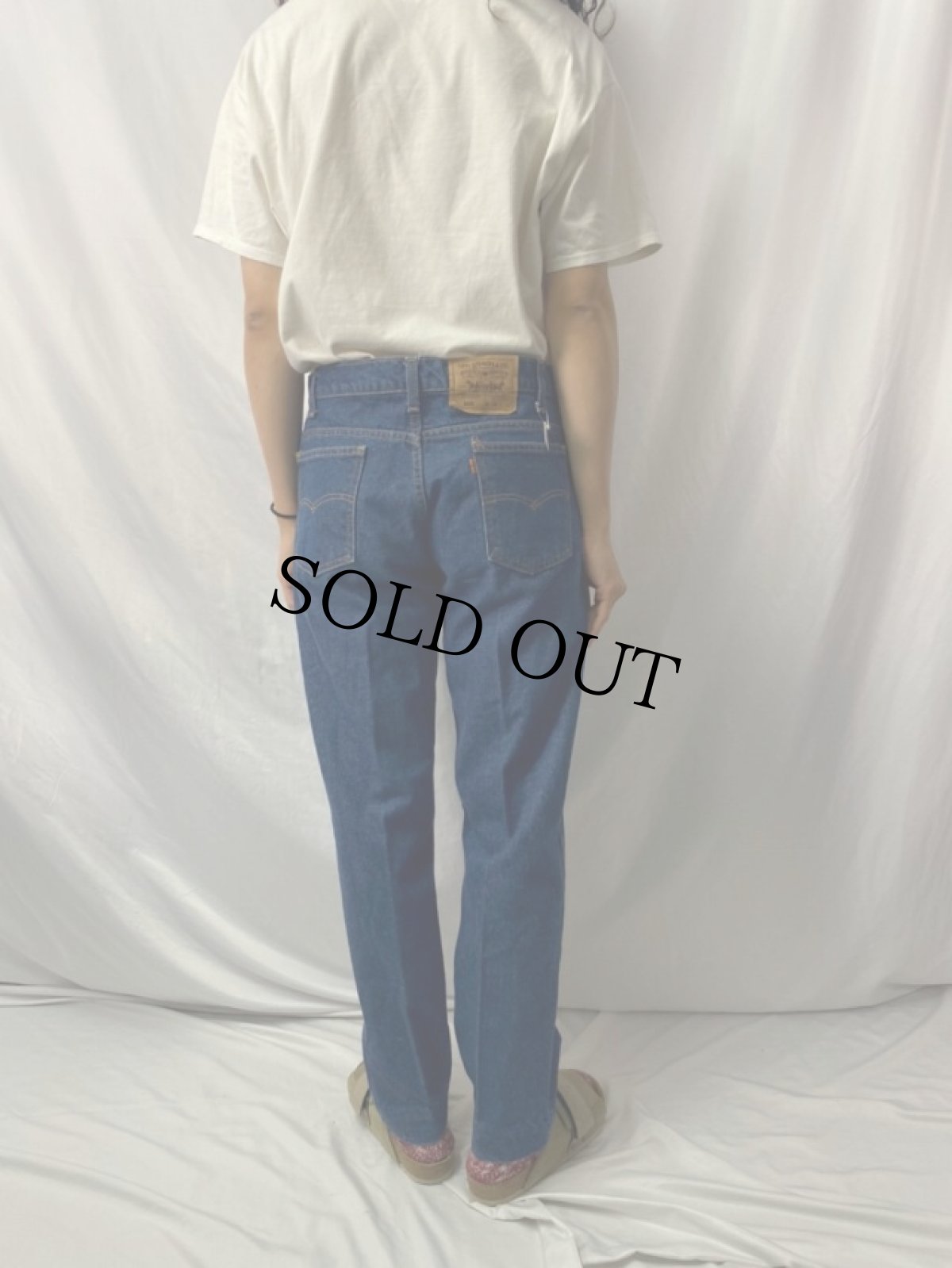 画像4: 90's Levi's 505 "REGULAR FIT STRAIGHT LEG" USA製 オレンジタブ  デニムパンツ W35 (4)