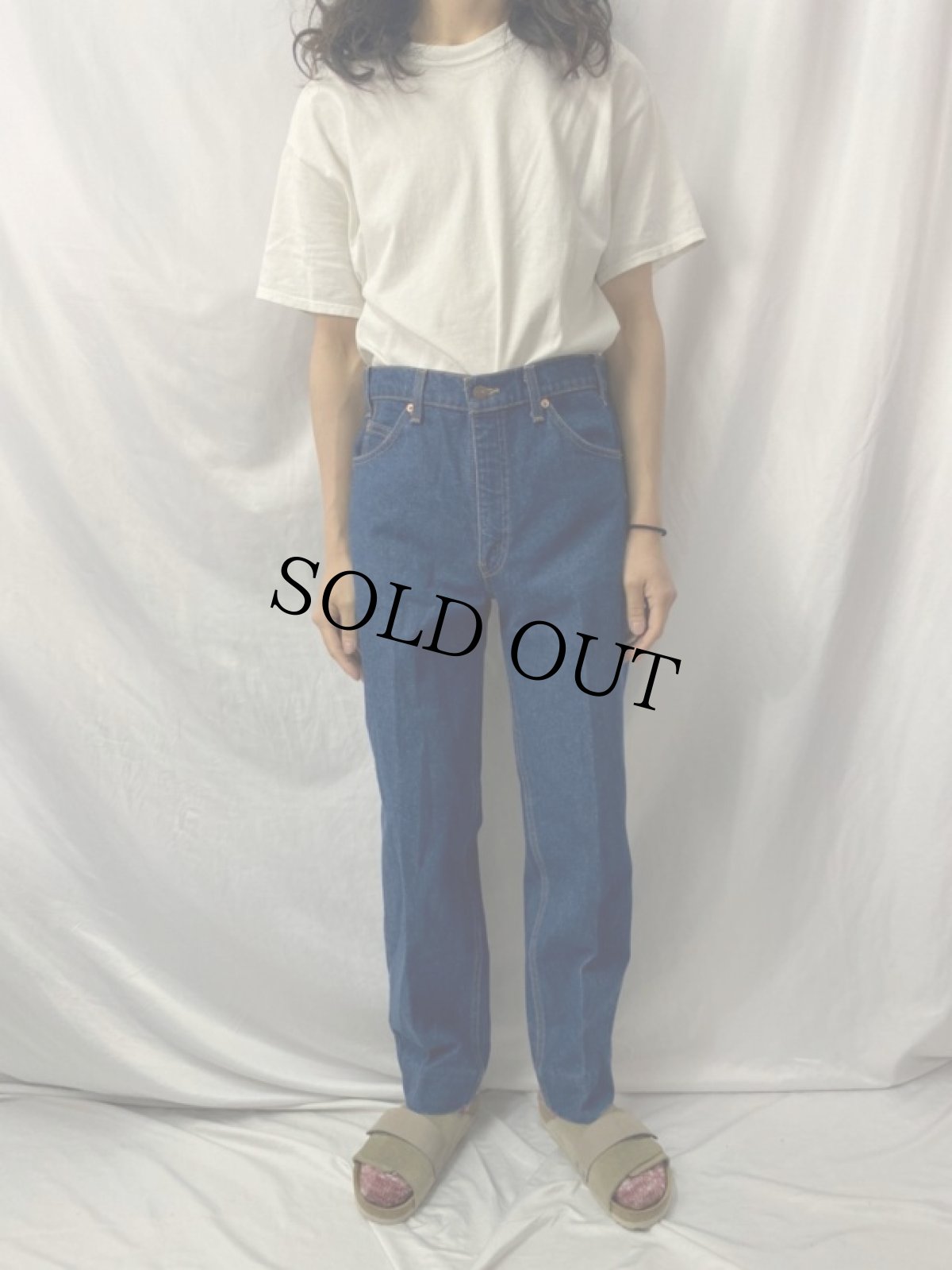 画像2: 90's Levi's 505 "REGULAR FIT STRAIGHT LEG" USA製 オレンジタブ  デニムパンツ W35 (2)