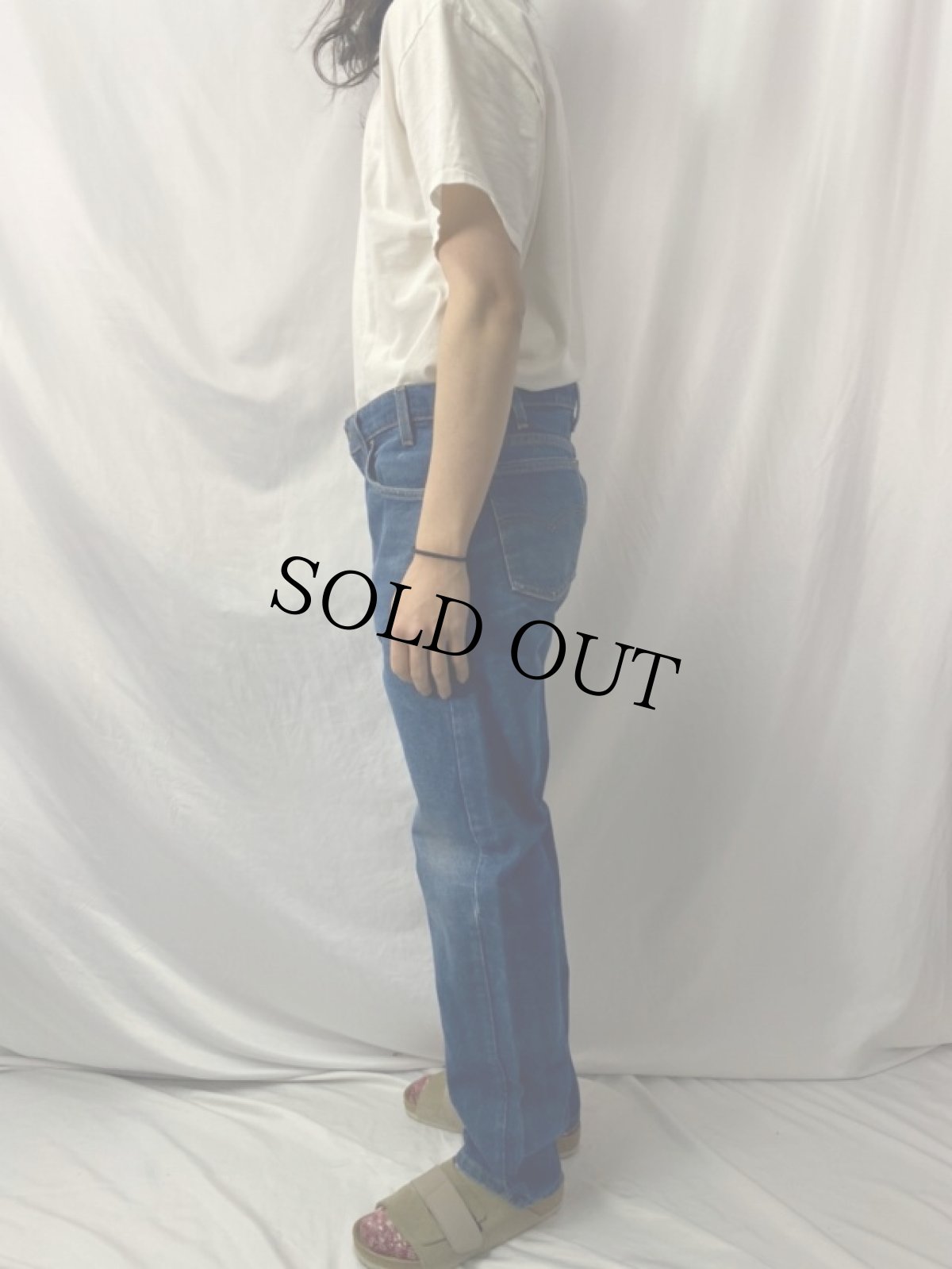 画像3: 90's Levi's 505 "REGULAR FIT STRAIGHT LEG" USA製 オレンジタブ デニムパンツ W36 (3)