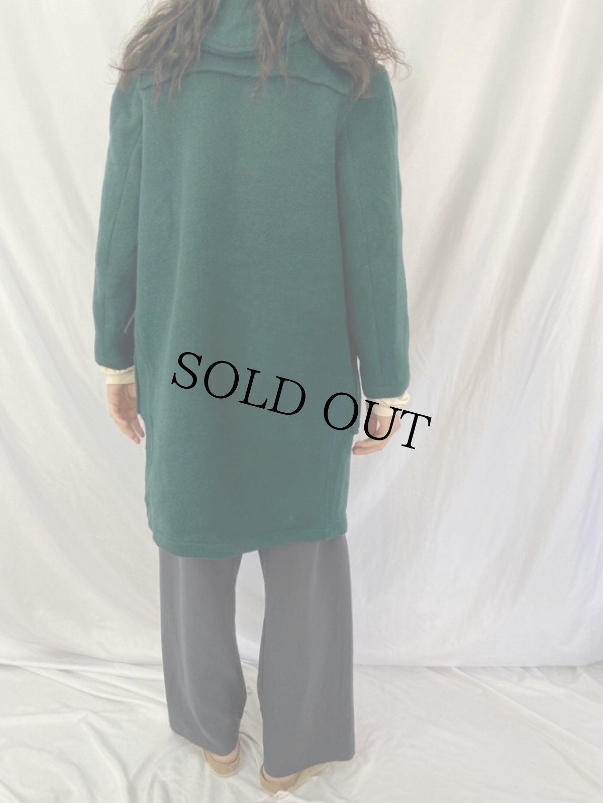 画像4: 80〜90's Burberrys ENGLAND製 ウールダッフルコート (4)