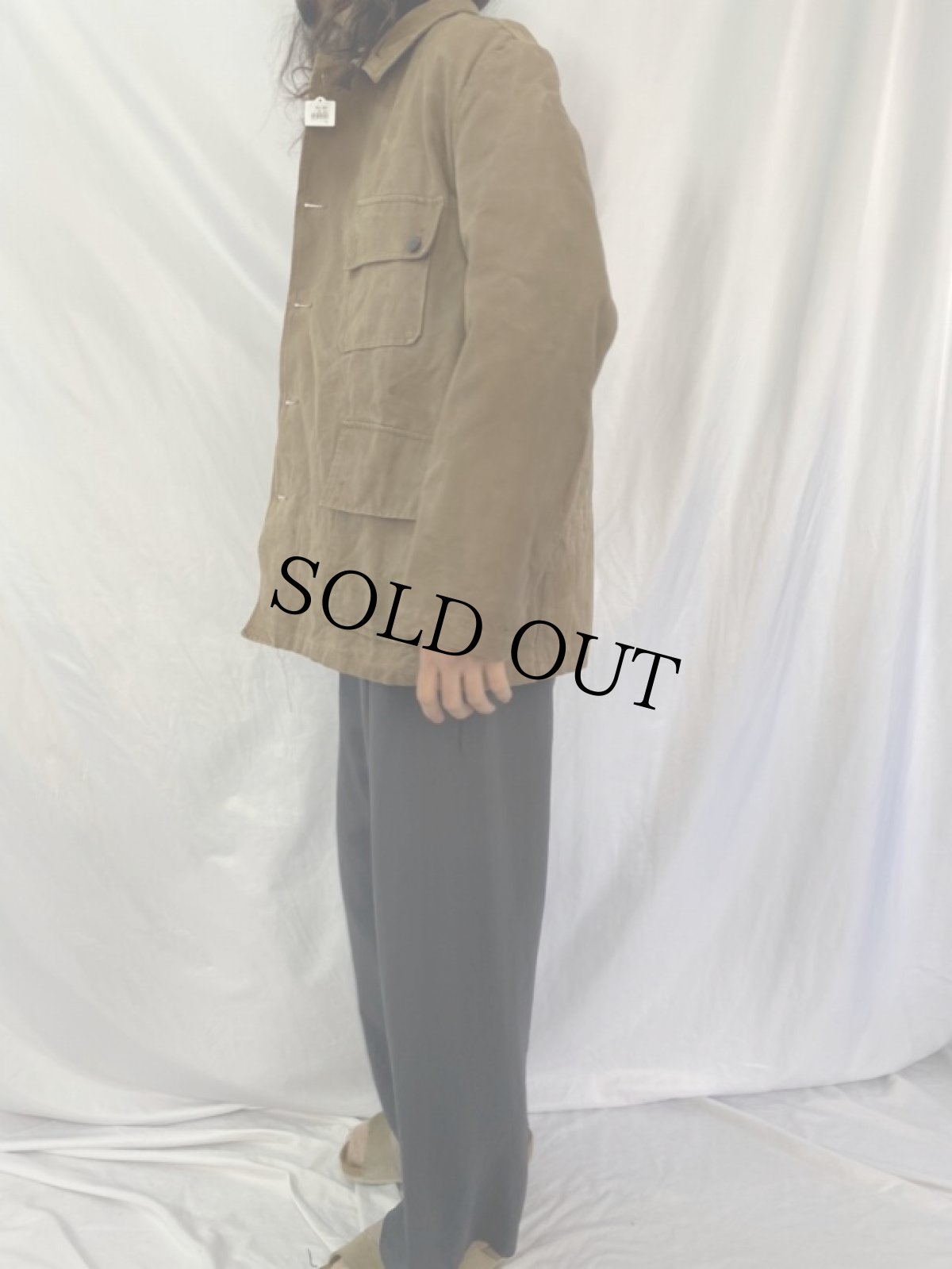 画像3: 50's toile dickson 動物ボタン ダックハンティングジャケット (3)