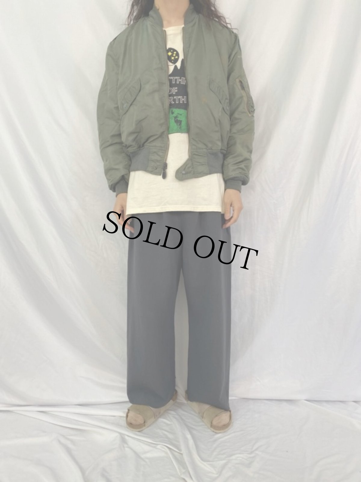 画像3: 60's U.S.AIR FORCE L-2B "TYPE D" フライトジャケット LARGE (3)