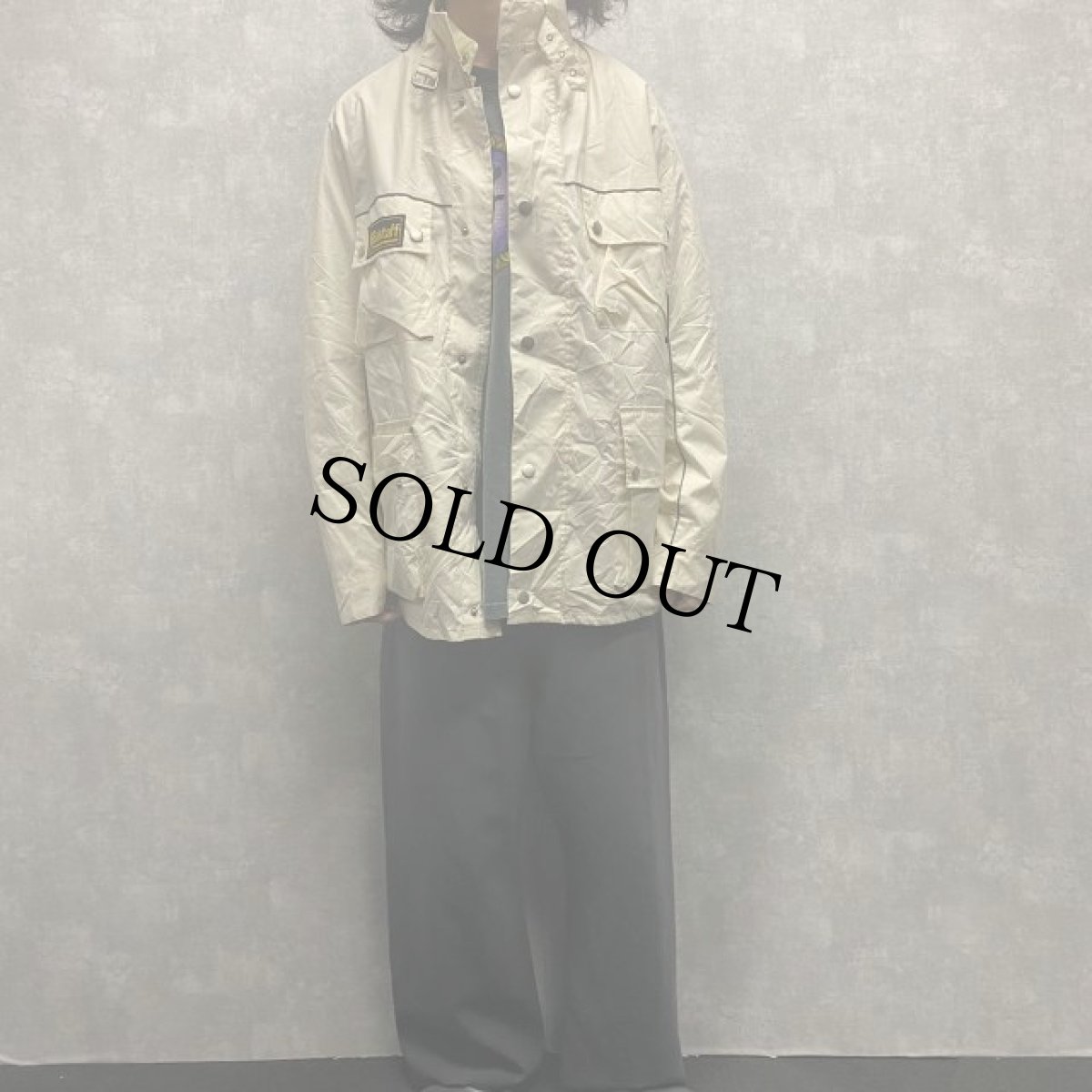 画像2: 90's〜 Belstaff England製 ナイロンジャケット キルティングライナー付き XXL (2)