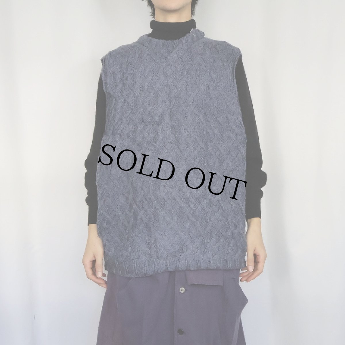 画像2: アランニットベスト (2)