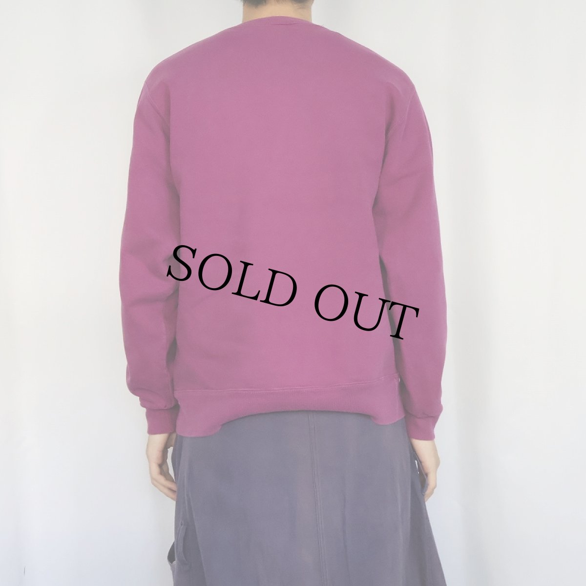 画像3: 80〜90's Champion USA製 青刺繍タグ 後期 前Vスウェット L (3)