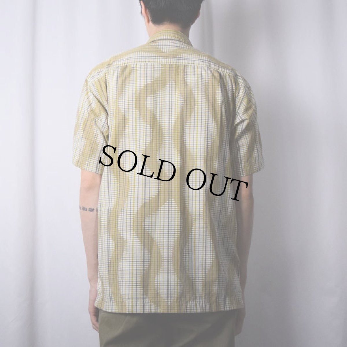 画像3: Patagonia ORGANIC COTTON 総柄 フルジップシャツ M (3)