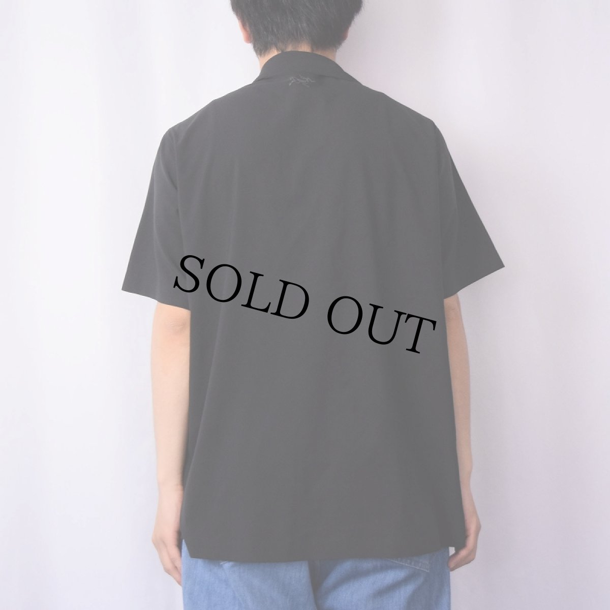 画像4: ARC'TERYX ロゴプリント フルスナップシャツ BLACK L (4)