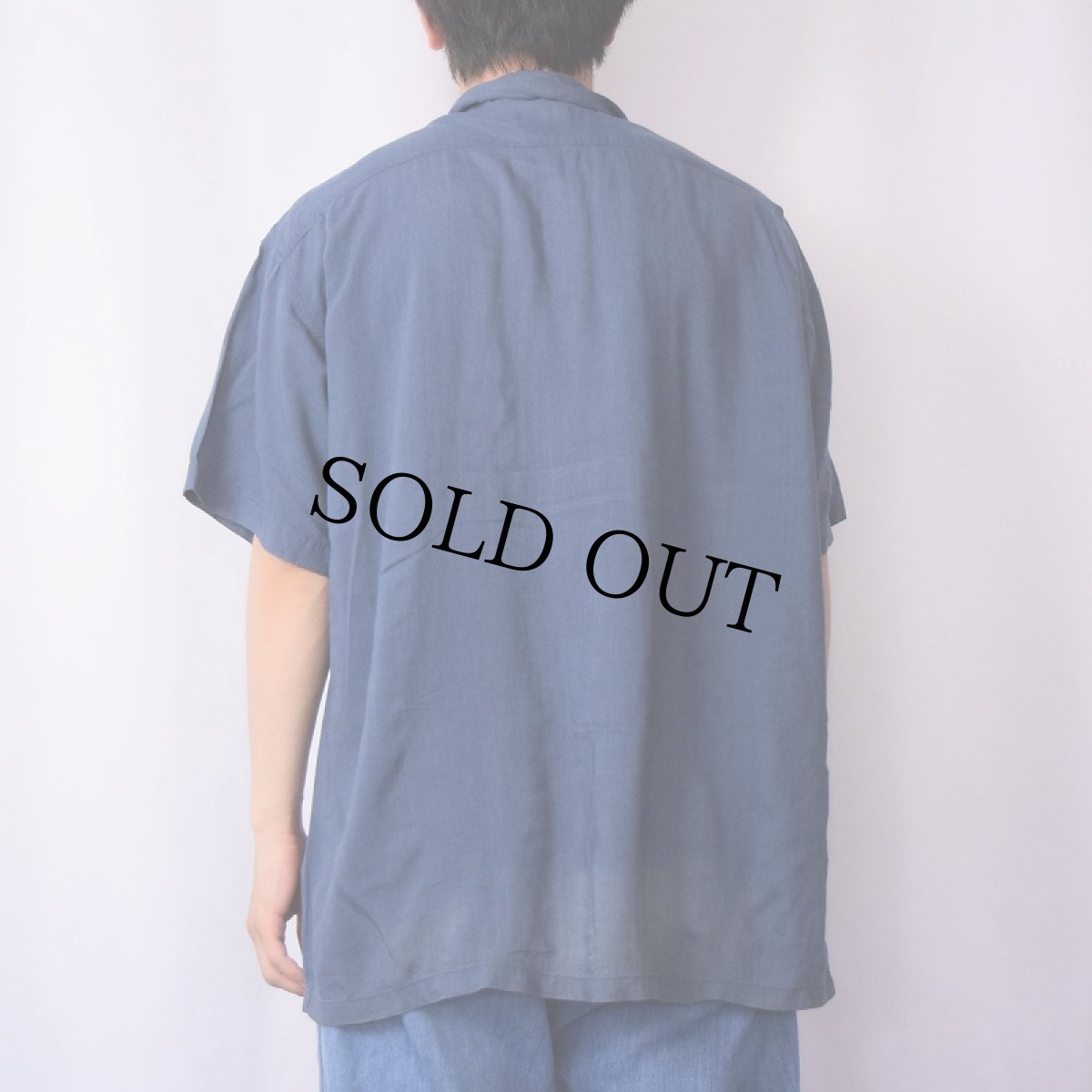 画像3: 〜80's Arrow machII レーヨンオープンカラーシャツ (3)