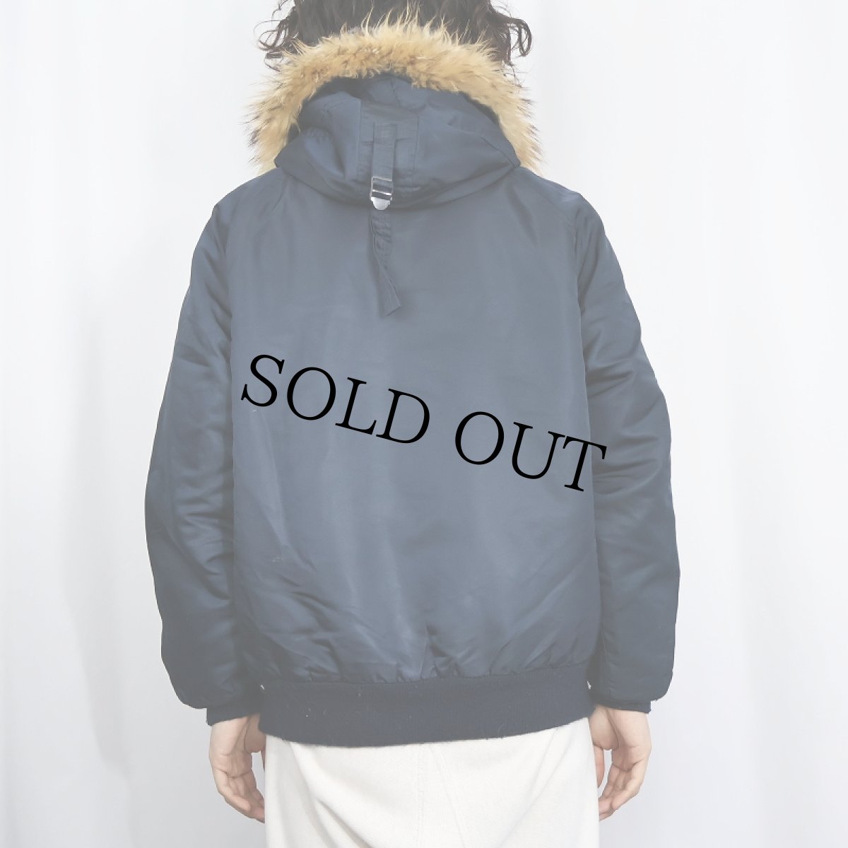 画像4: 70〜80's 民間品 "N-5A TYPE" フライトジャケット NAVY SIZE38 (4)