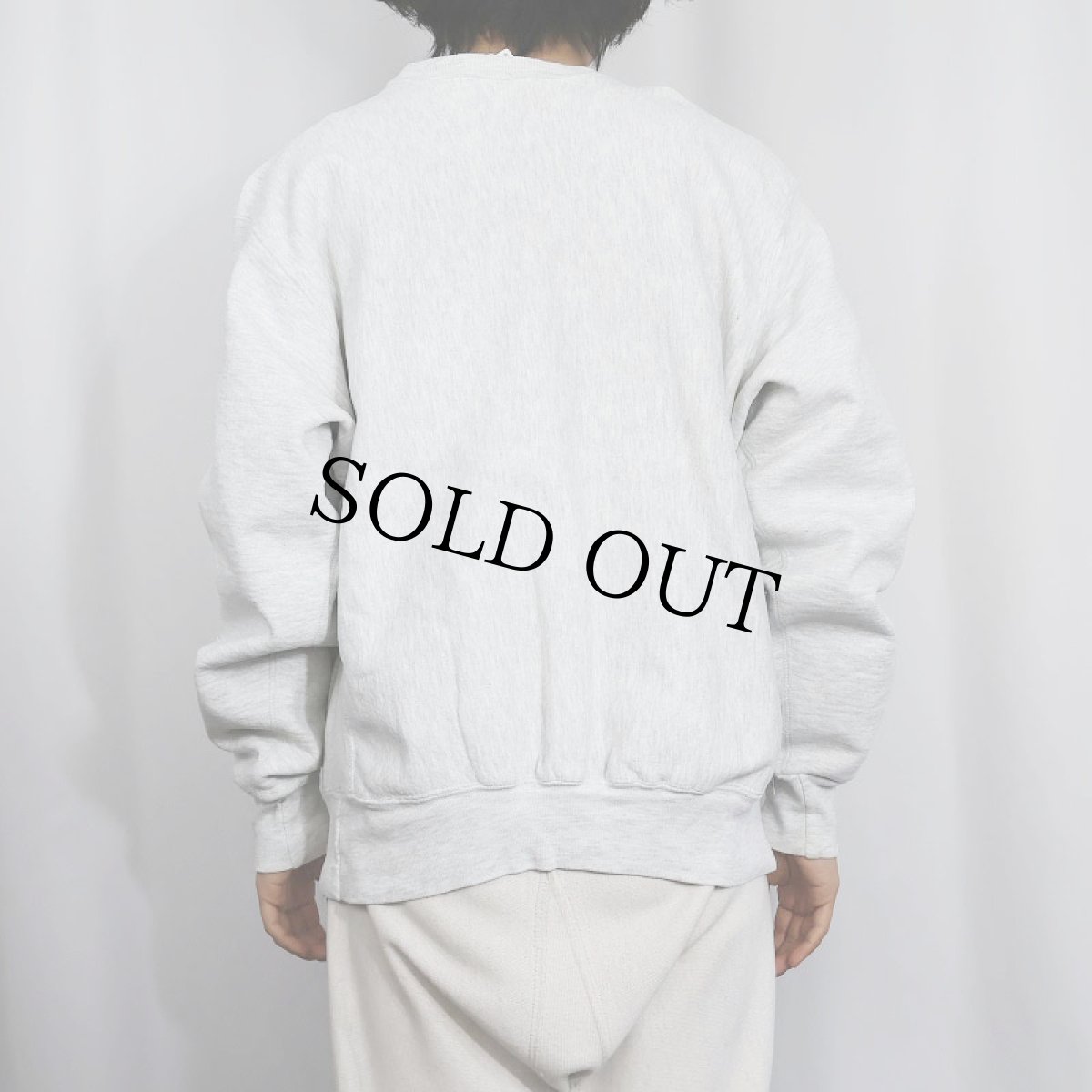 画像3: 90's MV SPORT REVERSE WEAVE TYPE USA製 "GEROGETOWN" プリントスウェット XL (3)