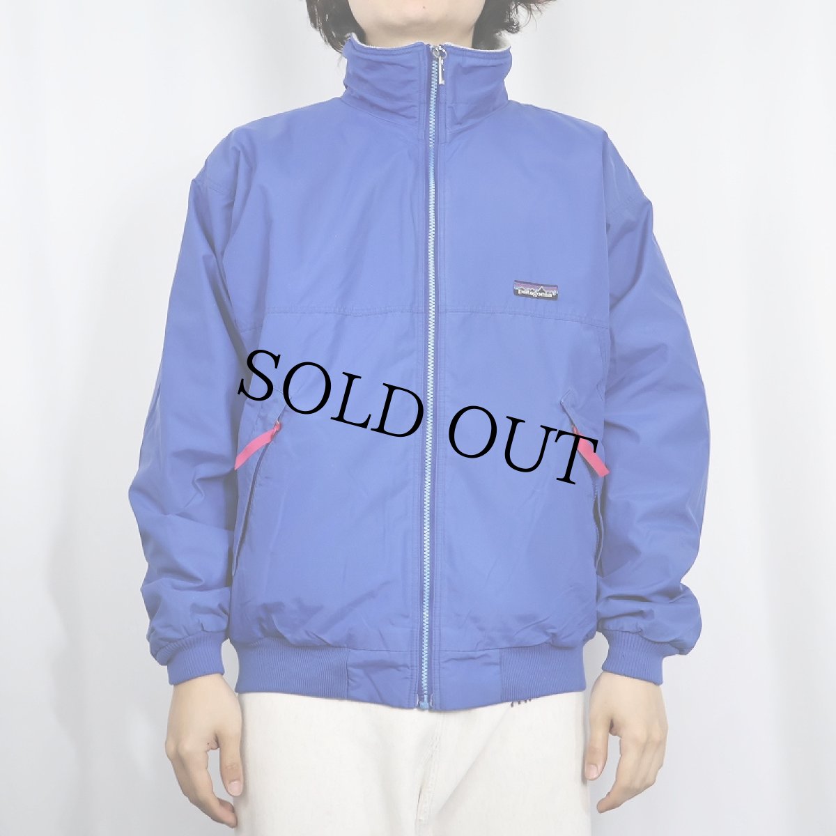 画像2: 90's Patagpnia USA製 シェルドシンチラジャケット M (2)