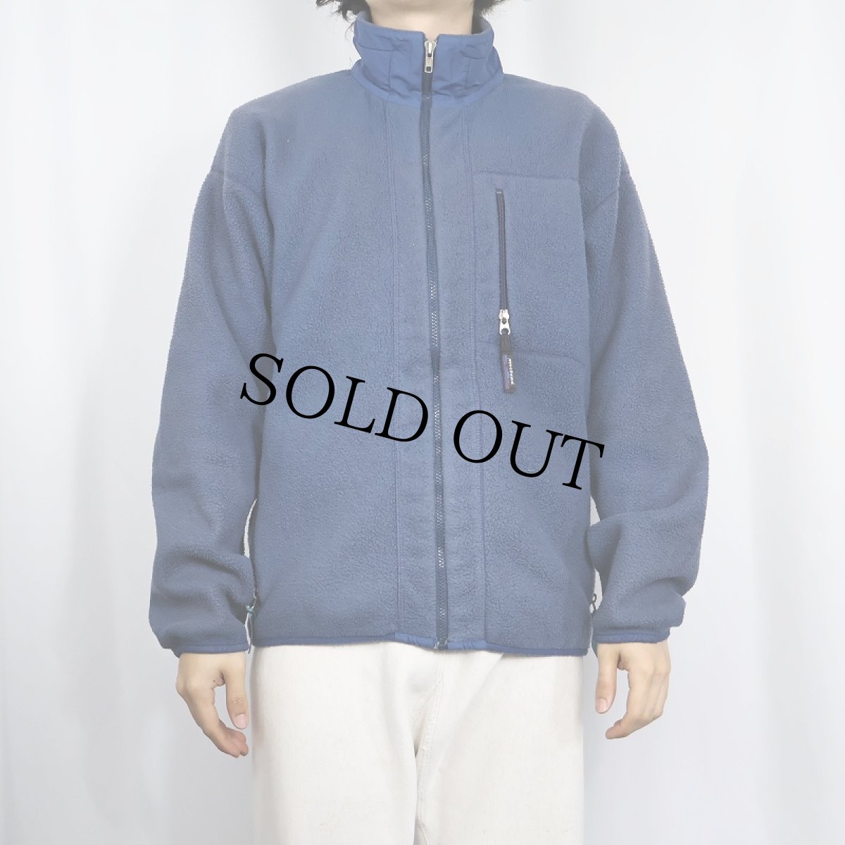 画像2: 90's〜 Patagonia フリースジップジャケット M (2)