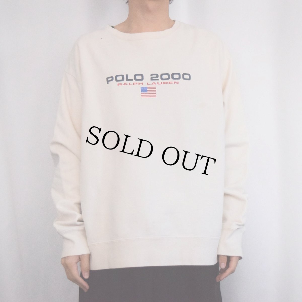画像3: 90's POLO SPORT Ralph Lauren ロゴプリントスウェット L (3)