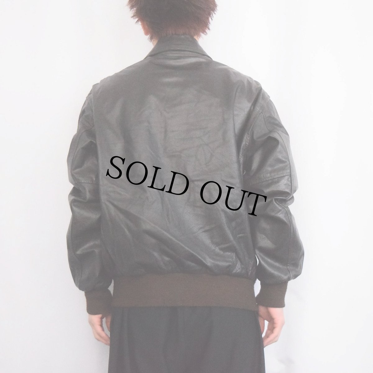 画像3: American Leather Corp "A-2TYPE" フライトレザージャケット SIZE44-R (3)