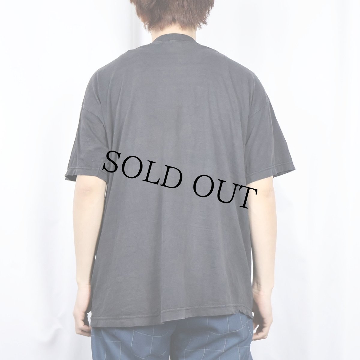 画像3: "YEAH, WHATEVER." ジョークプリントTシャツ BLACK (3)