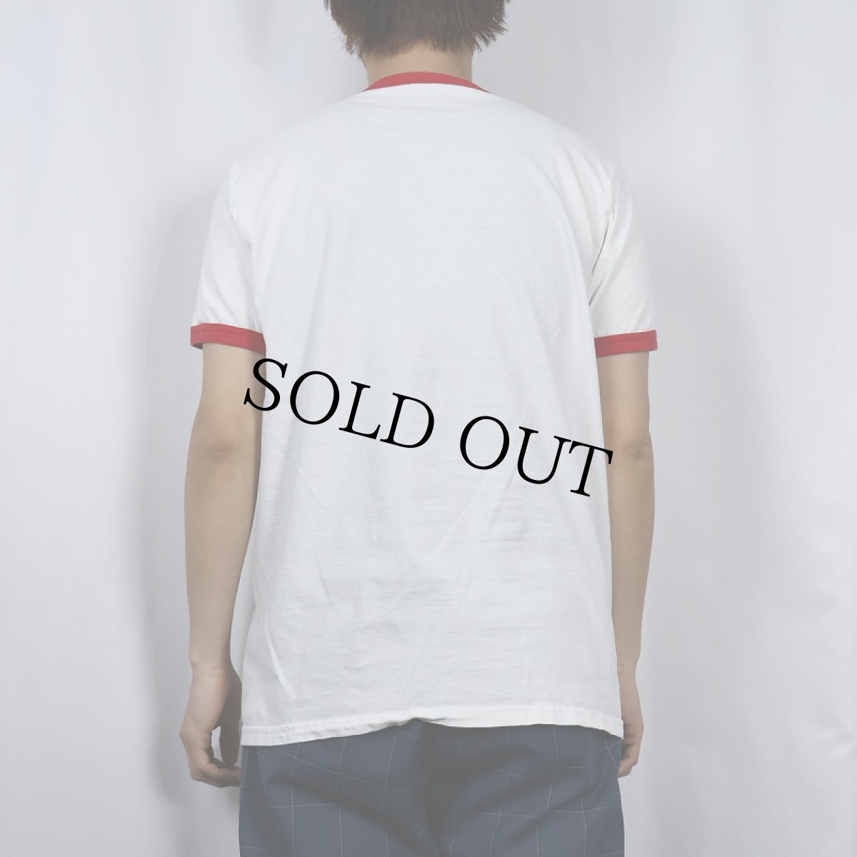 画像3: Steven Rhodes "Let's Summon Demons" イラストプリントリンガーTシャツ L (3)