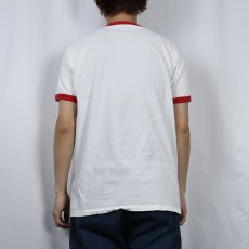 画像3: Steven Rhodes "Let's Summon Demons" イラストプリントリンガーTシャツ L (3)