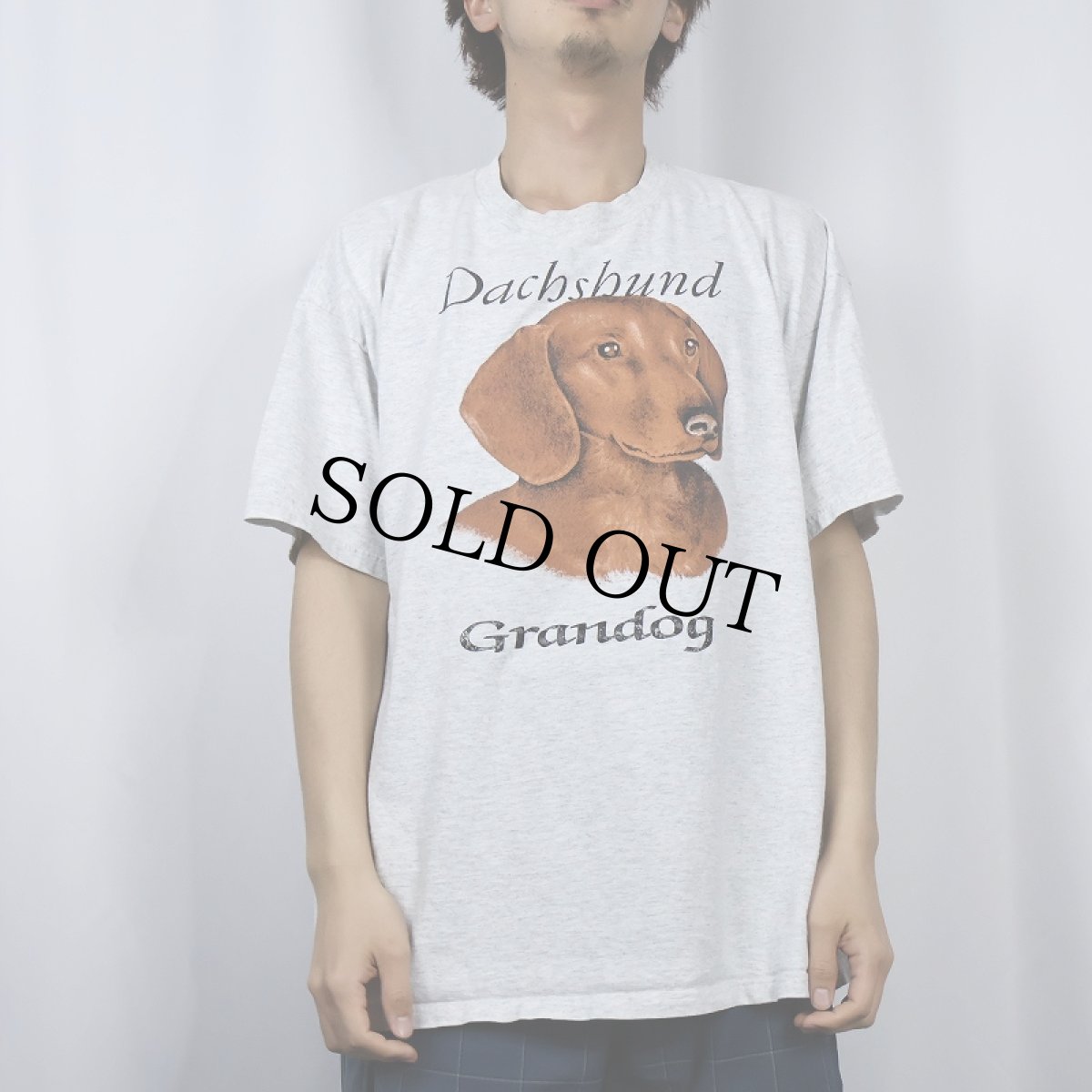 画像2: 90's Lee USA製 "Dachshund" 犬プリントTシャツ XL (2)