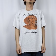 画像2: 90's Lee USA製 "Dachshund" 犬プリントTシャツ XL (2)