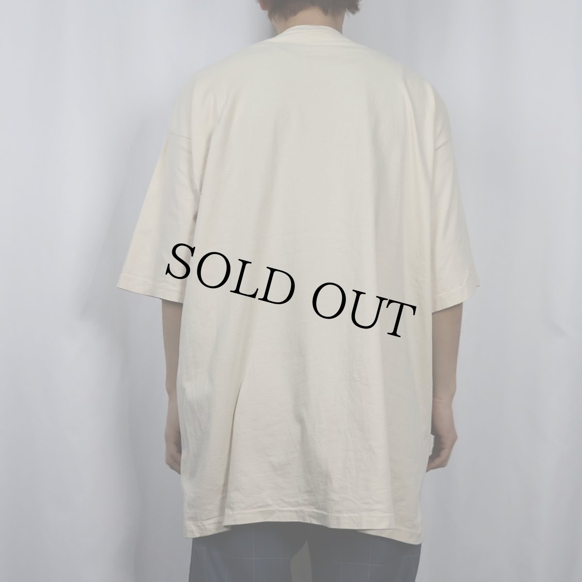 画像3: 90's BANANA REPUBLIC USA製 無地ポケットTシャツ XL (3)