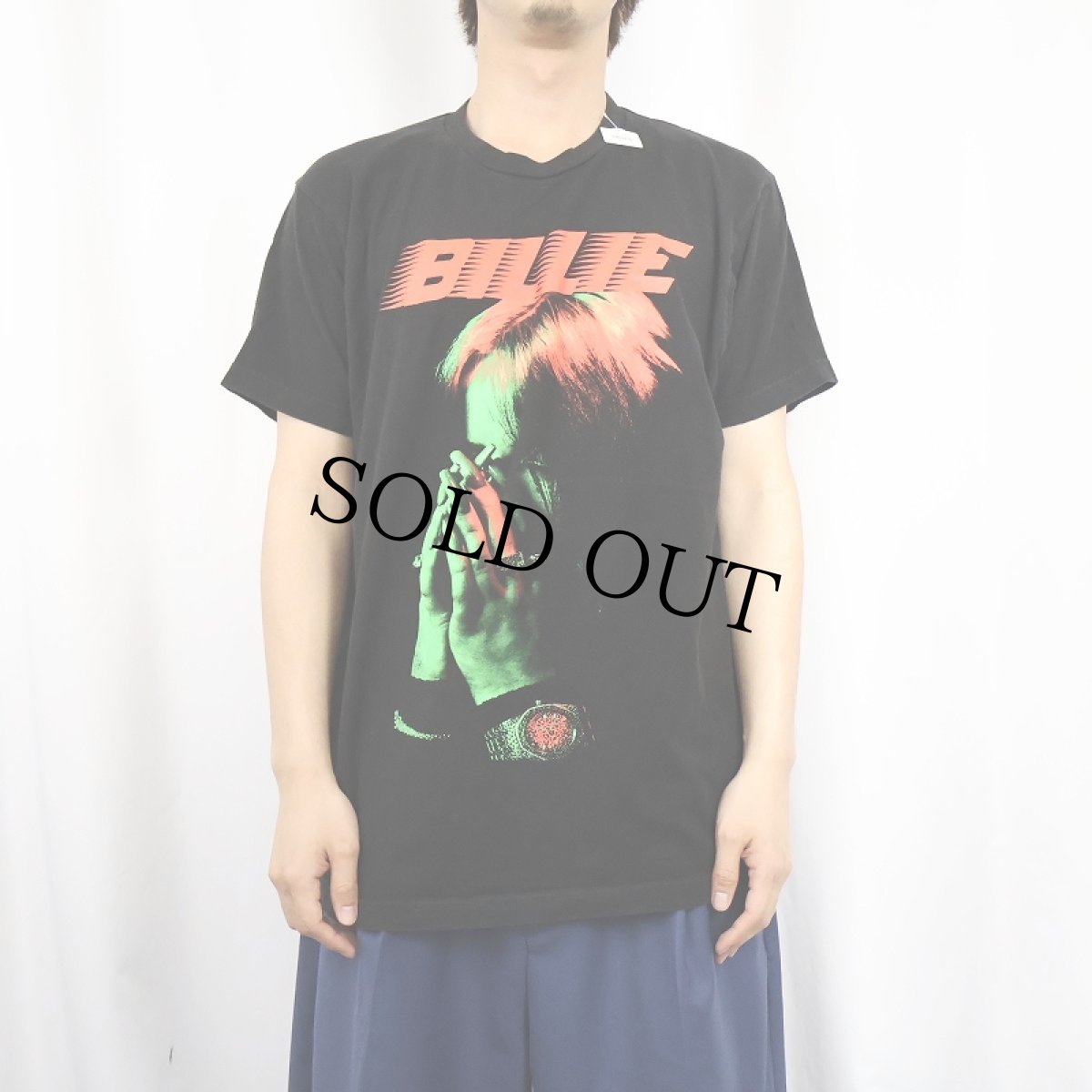 画像2: Billie Eilish "My Future" ミュージシャンフォトプリントTシャツ BLACK L (2)