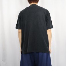 画像3: 〜90's GAP KOREA製 ロゴ刺繍 鹿の子Tシャツ BLACK M (3)