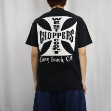 画像4: WEST COAST CHOPPERS ロゴプリントTシャツ BLACK L (4)