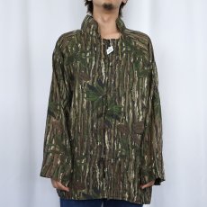 画像2: リアルツリーカモ柄 メッシュジップジャケット  (2)