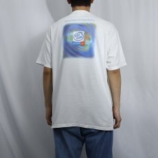 画像4: 2000's intel inside Pentium 4 コンピューター企業プリントTシャツ L (4)