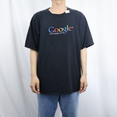 画像3: Google "Perfect Match” コンピューター企業 ロゴプリントTシャツ BLACK XL (3)